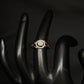 14K Gold Diamond Bypass Ring with IGI Certified 0.19 ct Diamonds, 2.032g Net Gold