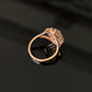 14K Gold Diamond Pave Statement Ring with IGI Certified 0.79 ct Diamonds, 4.072g Net Gold
