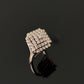 14K Gold Diamond Pave Statement Ring with IGI Certified 0.79 ct Diamonds, 4.072g Net Gold