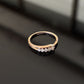 14K Gold Diamond Bypass Ring with IGI Certified 0.16 ct Diamonds, 1.278g Net Gold