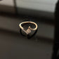 14K Gold Diamond Bypass Ring with IGI Certified 0.15 ct Diamonds, 1.73g Net Gold