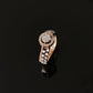 14K Gold Diamond Halo Cluster Ring with IGI Certified 0.61 ct Diamonds, 2.708g Net Gold