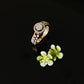 14K Gold Diamond Halo Cluster Ring with IGI Certified 0.61 ct Diamonds, 2.708g Net Gold
