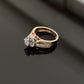 14K Gold Diamond Halo Cluster Ring with IGI Certified 0.67 ct Diamonds, 4.266g Net Gold