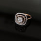 14K Gold Diamond Multi-Halo Ring with IGI Certified 0.57 ct Diamonds, 3.466g Net Gold