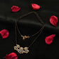 14K Gold Diamond Mangalsutra with Floral Pendant , IGI Certified 0.43 ct Diamonds, 4.856g Net Gold
