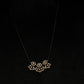 14K Gold Diamond Mangalsutra with Floral Pendant , IGI Certified 0.43 ct Diamonds, 4.856g Net Gold