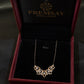 14K Gold Diamond Mangalsutra with Floral Fan Pendant , IGI Certified 0.61 ct Diamonds, 5.372g Net Gold