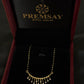 14K Gold Diamond Mangalsutra with Cascading Sparkle , IGI Certified 0.36 ct Diamonds, 4.864g Net Gold