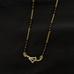 14K Gold Diamond Mangalsutra Necklace , IGI Certified 0.08 ct Diamond, 4.744g Net Gold