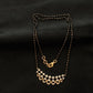 14K Gold Diamond Mangalsutra , Certified by IGI , 4.726g Gold , 0.82 Ct Diamonds