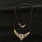 14K Gold Diamond Knot Design Mangalsutra ,6.26g Gold , 0.85 Ct IGI Certified Diamonds