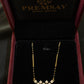 14K Gold V-Shape Diamond Mangalsutra , 5.41g Gold , 0.74 Ct IGI Certified Diamonds