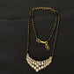 14K Gold Diamond Mangalsutra with Statement Pendant , IGI Certified 1.08 ct Diamonds, 6.884g Net Gold