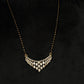 14K Gold Diamond Mangalsutra with Statement Pendant , IGI Certified 1.08 ct Diamonds, 6.884g Net Gold