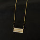14K Gold Diamond Mangalsutra with Statement Bar Pendant , IGI Certified 0.53 ct Diamonds, 7.48g Net Gold