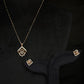 14K Gold Diamond Pendant Set with Ornate Design – IGI Certified 0.76 ct Diamonds, 3.688g Net Gold(Without Chain)