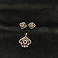14K Gold Diamond Pendant Set with Ornate Design – IGI Certified 0.76 ct Diamonds, 3.688g Net Gold(Without Chain)