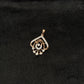 14K Gold Diamond Pendant Set with Ornate Design – IGI Certified 0.76 ct Diamonds, 3.688g Net Gold(Without Chain)