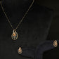 14K Gold Diamond Pendant Set with Artistic Design – IGI Certified 0.6 ct Diamonds, 6.44g Net Gold(Without Chain)