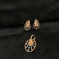 14K Gold Diamond Pendant Set with Artistic Design – IGI Certified 0.6 ct Diamonds, 6.44g Net Gold(Without Chain)