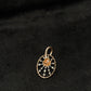 14K Gold Diamond Pendant Set with Artistic Design – IGI Certified 0.6 ct Diamonds, 6.44g Net Gold(Without Chain)