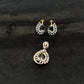 14K Gold Diamond Pendant Set with Blue Gemstone Accents – IGI Certified 3.31 ct Diamonds, 11.348g Net Gold(Without Chain)