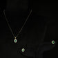 14K Gold Diamond Pendant Set with Modern Design – IGI Certified 0.54 ct Diamonds, 2.928g Net Gold(Without Chain)