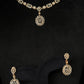 14K Gold Diamond Necklace Set with Elegant Floral & Geometric Design – IGI Certified 6.35 ct Diamonds, 21.14g Net Gold