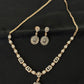 14K Gold Diamond Necklace Set with Elegant Floral & Geometric Design – IGI Certified 6.35 ct Diamonds, 21.14g Net Gold