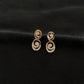 14K Gold Diamond Necklace & Earring Set with Modern Geometric Design – IGI Certified 2.12 ct Diamonds, 23.586g Net Gold