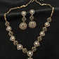 14K Gold Diamond Necklace Set with Intricate Floral Design – IGI Certified 5.6 ct Diamonds, 26.87g Net Gold