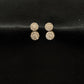 14K Gold Diamond Cluster Necklace Set – IGI Certified 4.31 ct Diamonds, 19.928g Net Gold