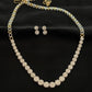 14K Gold Diamond Cluster Necklace Set – IGI Certified 4.31 ct Diamonds, 19.928g Net Gold