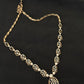 14K Gold Diamond Necklace & Earring Set with Intricate Teardrop Design – IGI Certified 2.7 ct Diamonds, 18.54g Net Gold