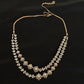 14K Gold Double-Layer Diamond Necklace & Earring Set – IGI Certified 2.45 ct Diamonds, 29.49g Net Gold