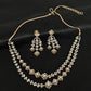 14K Gold Double-Layer Diamond Necklace & Earring Set – IGI Certified 2.45 ct Diamonds, 29.49g Net Gold