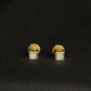 18kt Gold Premium Round Diamond Halo Studs | IGI Certified, Gross Wt: 1.82, Net Wt: 1.792, Diamond. Wt 0.14