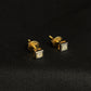 18kt Gold Premium Round Diamond Halo Studs | IGI Certified, Gross Wt: 1.82, Net Wt: 1.792, Diamond. Wt 0.14