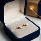 18kt Gold Premium Round Diamond Halo Studs | IGI Certified, Gross Wt: 1.82, Net Wt: 1.792, Diamond. Wt 0.14