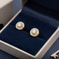 18kt Gold Classic Floral Diamond Cluster Earrings | IGI Certified, Gross Wt: 6.29, Net Wt: 5.916, Diamond. Wt 1.87