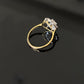 18K Gold Diamond Ring with IGI Certified 0.58 ct Diamonds, 2.534g Net Gold
