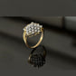 18K Gold Diamond Ring with IGI Certified 0.67 ct Diamonds, 2.886g Net Gold