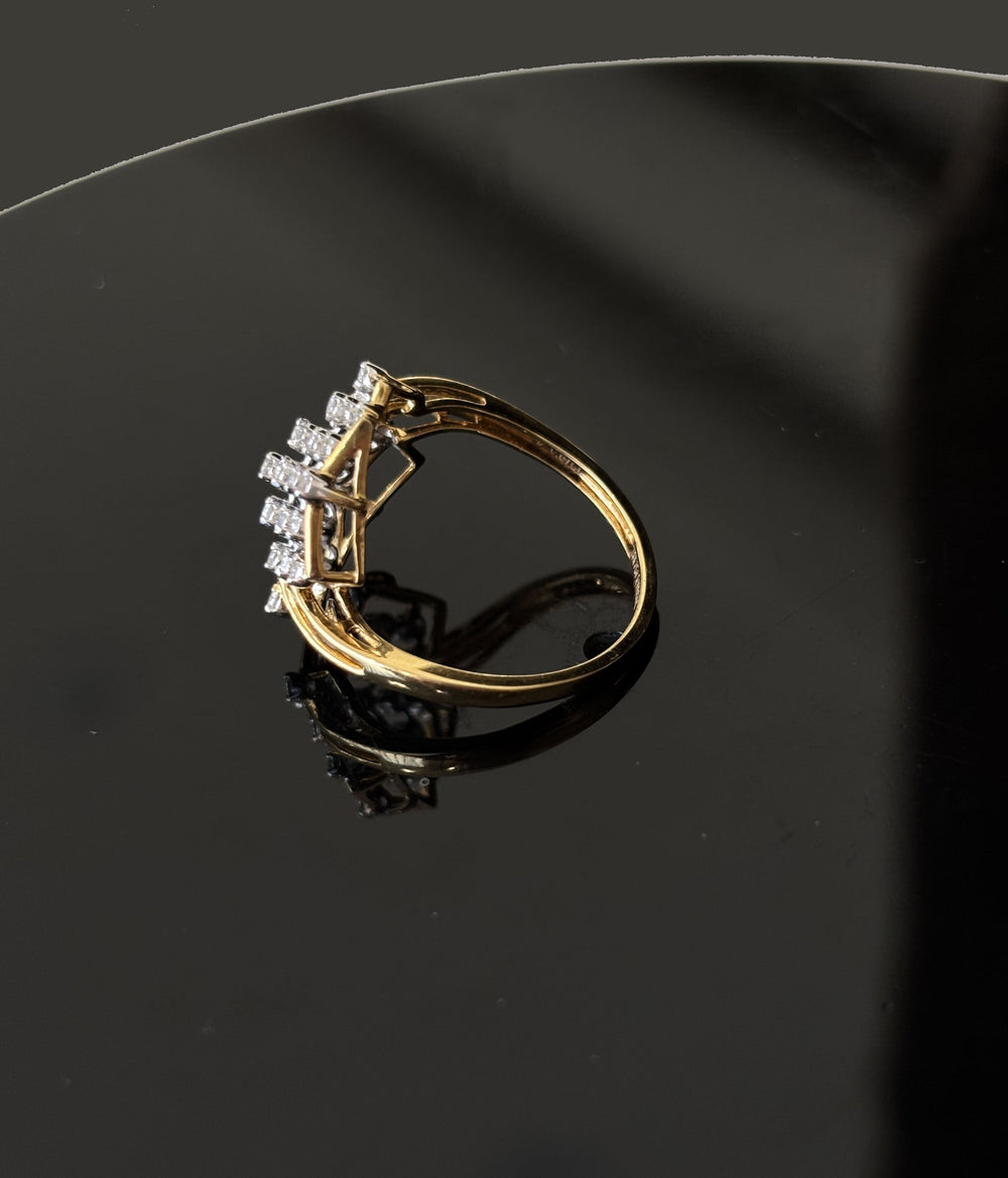 18K Gold Diamond Ring with IGI Certified 0.67 ct Diamonds, 2.886g Net Gold