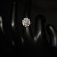 18K Gold Diamond Cluster Ring with IGI Certified 0.73 ct Diamonds, 2.844g Net Gold