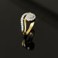 18K Gold Diamond Ring with IGI Certified 0.73 ct Diamonds, 5.27g Net Gold