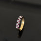 18K Gold Diamond Ring with IGI Certified 0.26 ct Diamonds, 3.108g Net Gold