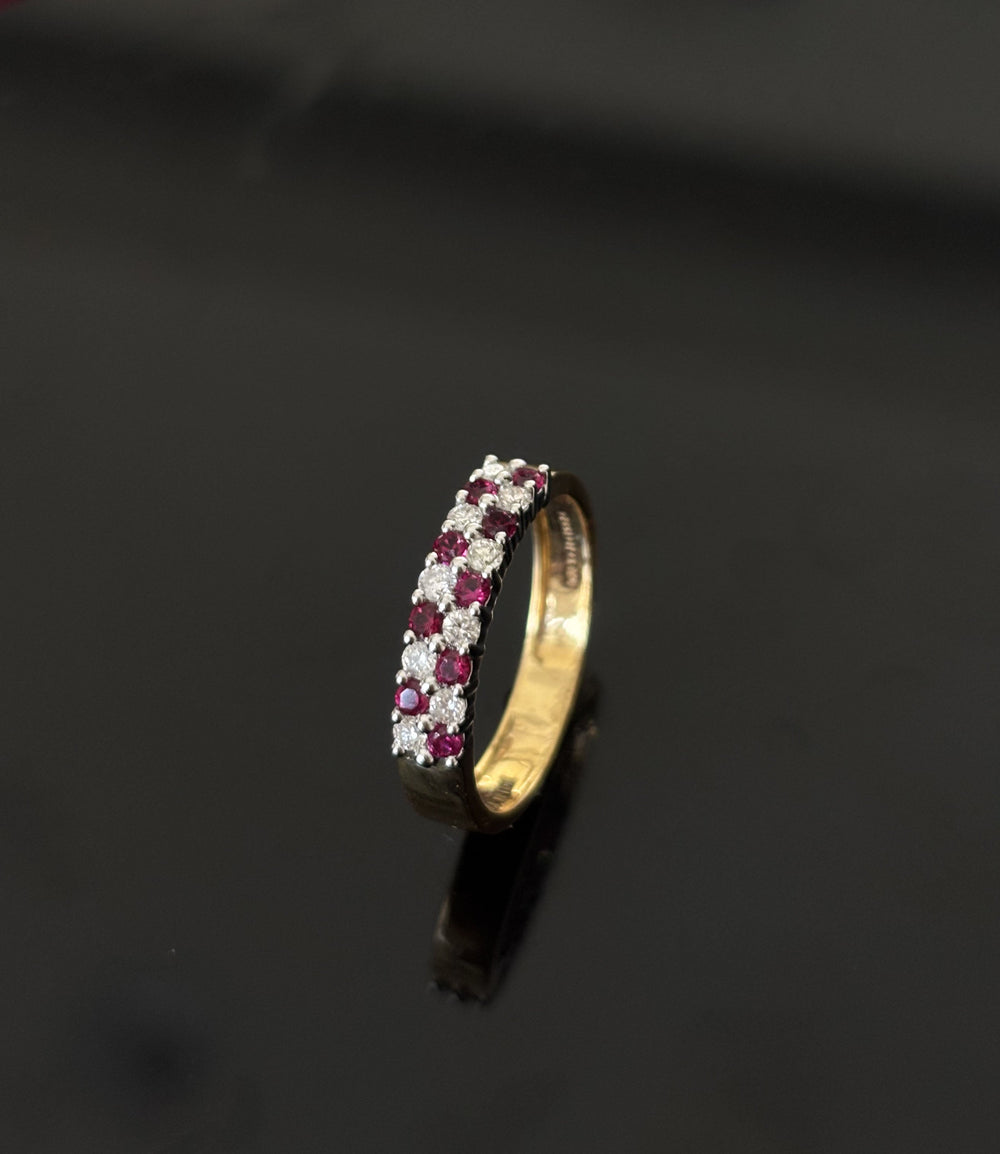 18K Gold Diamond Ring with IGI Certified 0.26 ct Diamonds, 3.108g Net Gold