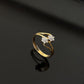 18K Gold Diamond Cluster Ring with IGI Certified 0.22 ct Diamonds, 2.956g Net Gold
