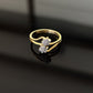 18K Gold Diamond Cluster Ring with IGI Certified 0.22 ct Diamonds, 2.956g Net Gold